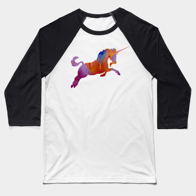 Unicorn Baseball T-Shirt by BittenByErmines